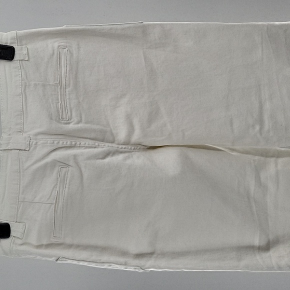 Women's White Wide-Leg Jeans - Picture 15 of 16